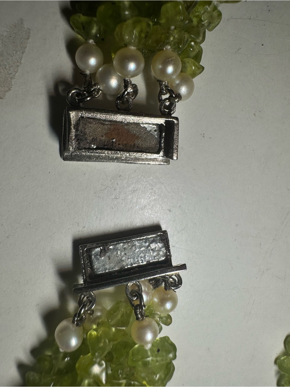 Peridot and Pearl Multi-Strand Necklace - Picture 11 of 11